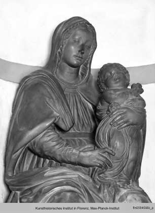 Thronende Madonna mit Kind - Madonna della Misericordia