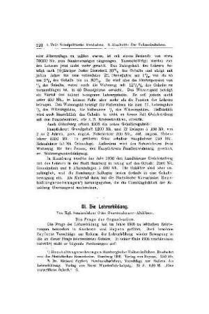 Die Lehrerbildung