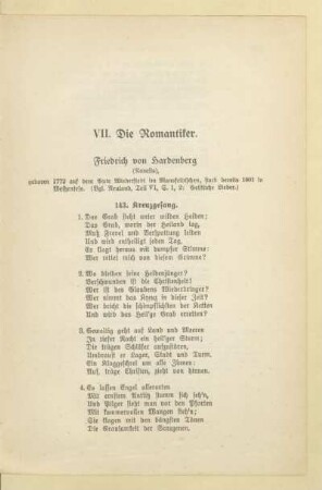 VII. Die Romantiker