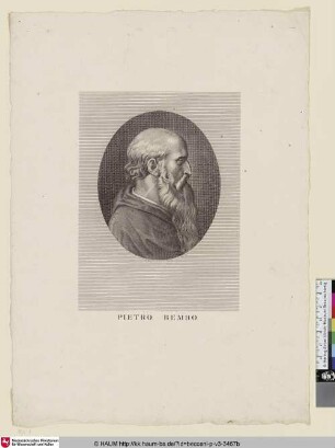 Pietro Bembo [Porträt des Pietro Bembo]