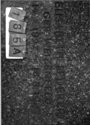 Grabstein 185 A (Detailaufnahme 1)