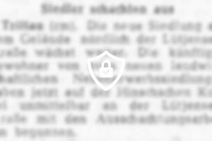Siedler schachten aus