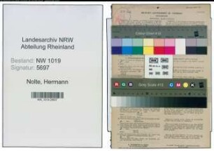 Entnazifizierung Hermann Nolte , geb. 03.05.1917 (Kaufmaennischer Angestellter)