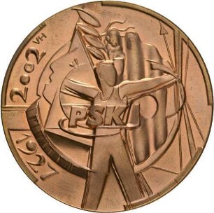 Medaille 75 Jahre Postsportverein Karlsruhe