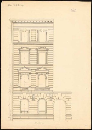 Wohnhaus Falk-Ring, Mainz: Seitenfassade 1:25