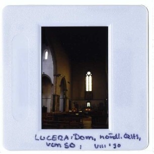 Lucera, Kathedrale : Südostansicht nördliches Querhaus