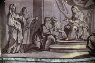 Der zwölfjährige Jesus lehrt im Tempel