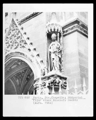 Figur eines Bischofs