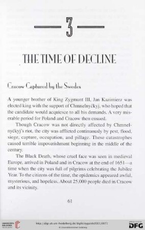 3. The time of decline