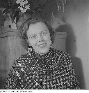 Porträt der Opernsängerin Elfriede Weidlich (1907-1994)
