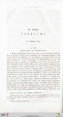 III. Abschnitt: Erbrecht