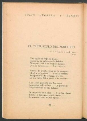 El crepúsculo del martirio