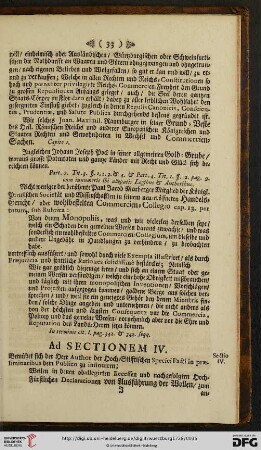 Ad Sectionem IV.
