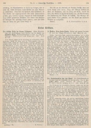 183-186 Kleine Kritiken