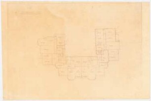 Wohn- und Geschäftshaus: Grundriss Obergeschoss 1:200