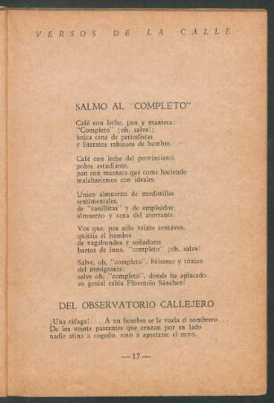 Del observatorio callejero
