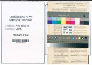 Entnazifizierung Paul Marliani , geb. 13.02.1907 (Stadtsekretaer)