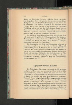 Lipogener Diabetes mellitus.