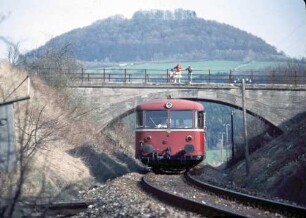 Wäschenbeuren Schienenbus Baureihe 797 Beiwagen Baureihe 997 Zug GD-GP Brücke 9089 Hohenrechberg