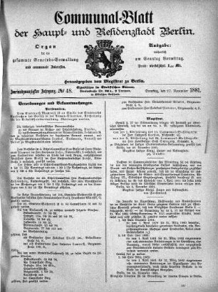 1881,48: No. 48, 27. November 1881