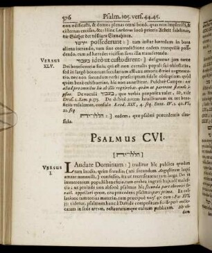 Psalmus CVI.