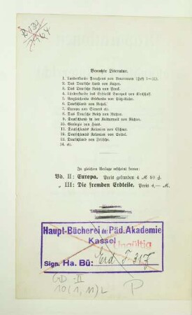 Benutzte Literatur