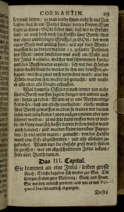 Das III. Capitul.