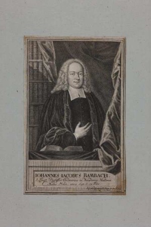 Bildnis des Iohannes Iacobus Rambach