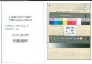 Entnazifizierung Rudolf Hunke , geb. 04.04.1914 (Zollbetriebsassistent)