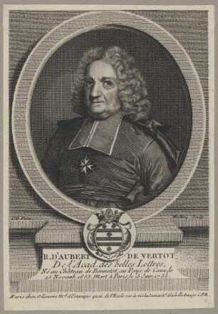 Bildnis des R. d' Aubert de Vertot