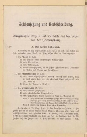 Zeichensetzung und Rechtschreibung
