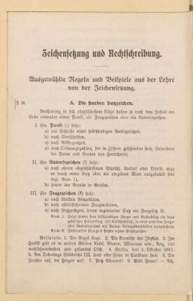 Zeichensetzung und Rechtschreibung