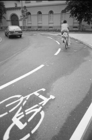 Radwegekonzept des Stadtplanungsamts für die Karlsruher Innenstadt