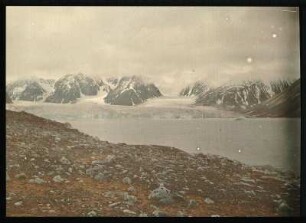 Gletscher, wohl in der Magdalenen-Bay von Spitzbergen : Nordlandreisen. Gletscher, wohl in der Magdalenen-Bay von Spitzbergen