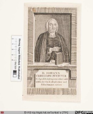 Bildnis Johann Christoph Pfeiffer