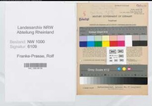 Entnazifizierung Rolf Franke-Prasse, geb. 16.06.1914 (Verw.Angest.)