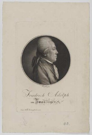 Bildnis des Friedrich Adolph von Zwanziger