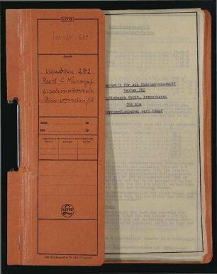 Bauvorschrift für ein Fischmotorschiff Neubau 292 der Rickmers Werft, Bremerhaven für die Hochseefischerei Carl Kämpf