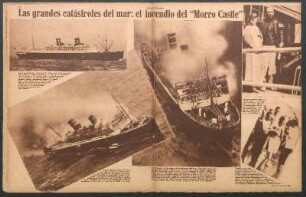 Las grandes catástrofes del mar: el incendio del "Morro Castle" [Fotografías]