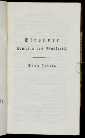 Dritte Periode.