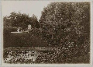 Parthie aus dem Rosarium, (...) Ohlsdorfer Friedhof Hamburg