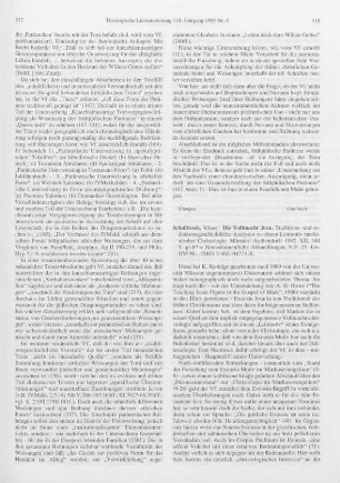318-320 [Rezension] Scholtissek, Klaus, Die Vollmacht Jesu