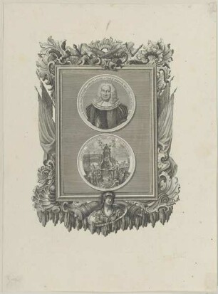 Bildnis des Carol. Sigism. Holzschvher ab Aspach. et Harri.