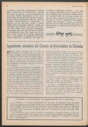 Importante iniciativa del Círculo de Periodistas de Córdoba