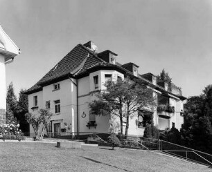 Sachteil Grundstückseinfriedung; Lauterbach, Bahnhofstraße 84, Bahnhofstraße 86