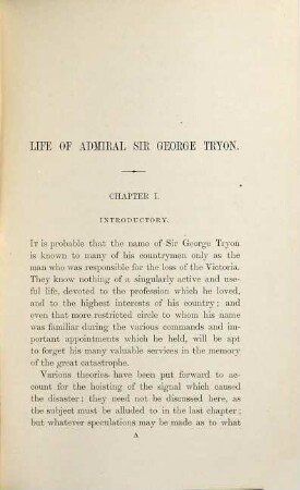 Life of Vice-Admiral Sir George Tryon