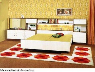 Flachstrecke mit integriertem Doppelbett