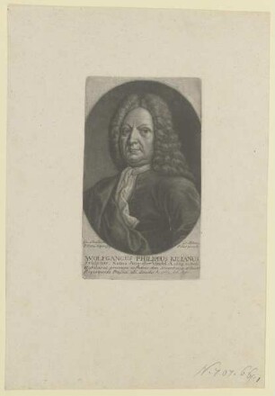 Bildnis des Wolfgangus Philippus Kilianus
