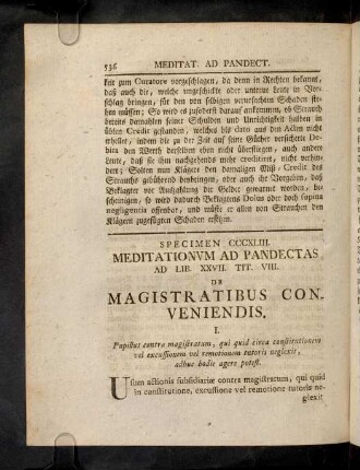 536-547, Ad Lib. XXVII. Tit. VIII. De Magistratibius ...