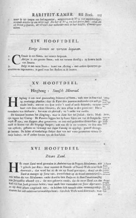 XIV. Hooftdeel. Eenige Steenen to verwen bequaam